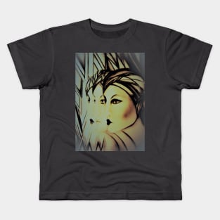 ART DECO FLAPPER TRIO Jacqueline Mcculloch Kids T-Shirt